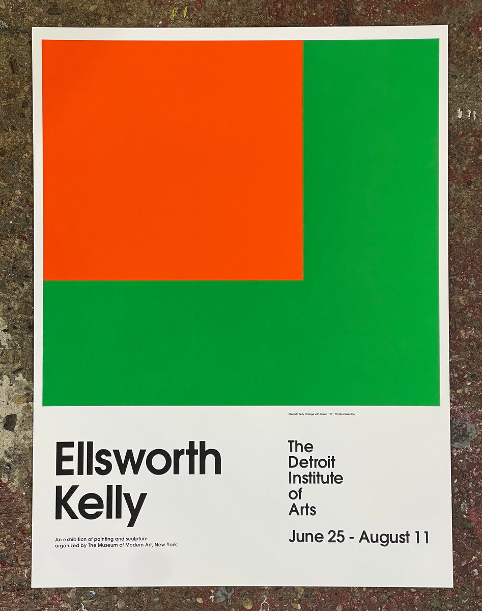 【日本未入荷】エルズワース・ケリー　エキシビジョンポスター　KELLY、ヴィトン Ellsworth Kelly Exhibition Poster – Essential Screen Printing