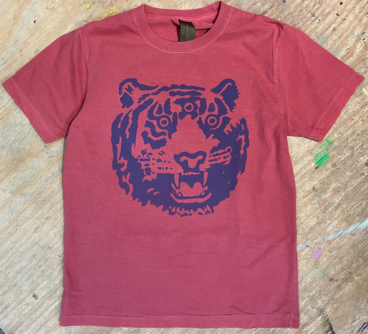AssToro Third eye old tee シャツ loin armis Third Eye Tiger T-shirt Washed Out Red – Essential Screen Printing