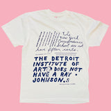 Ray Johnson Detroit Institute of Arts White T-Shirt